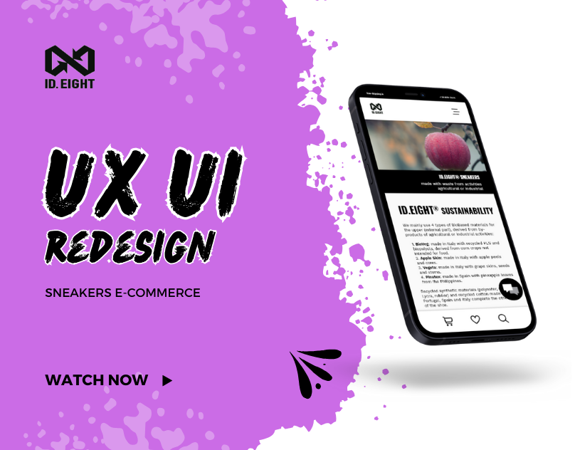 ID-Eight UX/UI redesign work